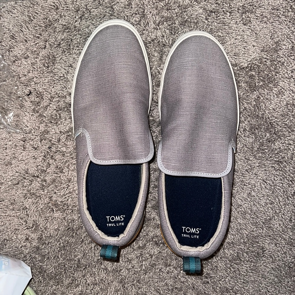 TOMS Men’s Trvl Lite Slip On Canvas shoes - Picture 2 of 7